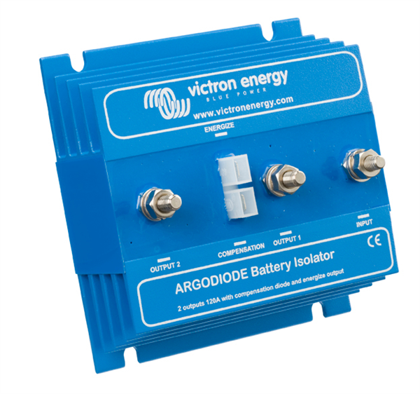 Répartiteur Victron Battery Isolator 2 batteries 120A 12/24V ARG120201020R