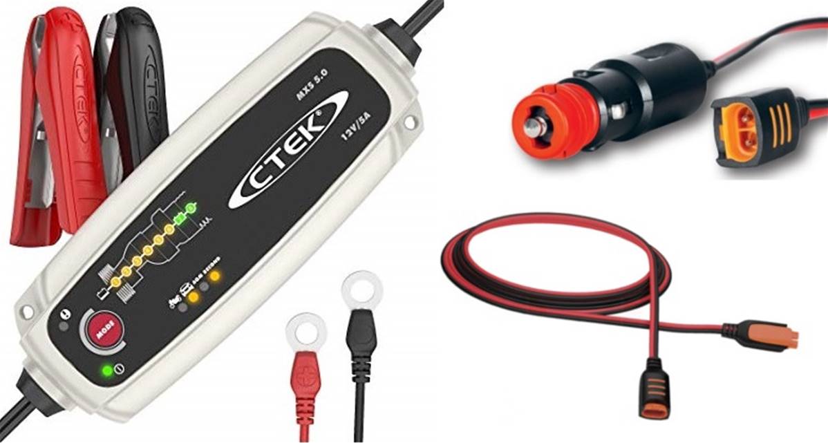 Pack Ctek Chargeur MXS5.0 + Allume Cigare + Rallonge -Achatbatterie