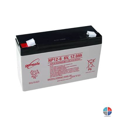 Batterie NP12-6 GENESIS 6V 12Ah AGM VRLA