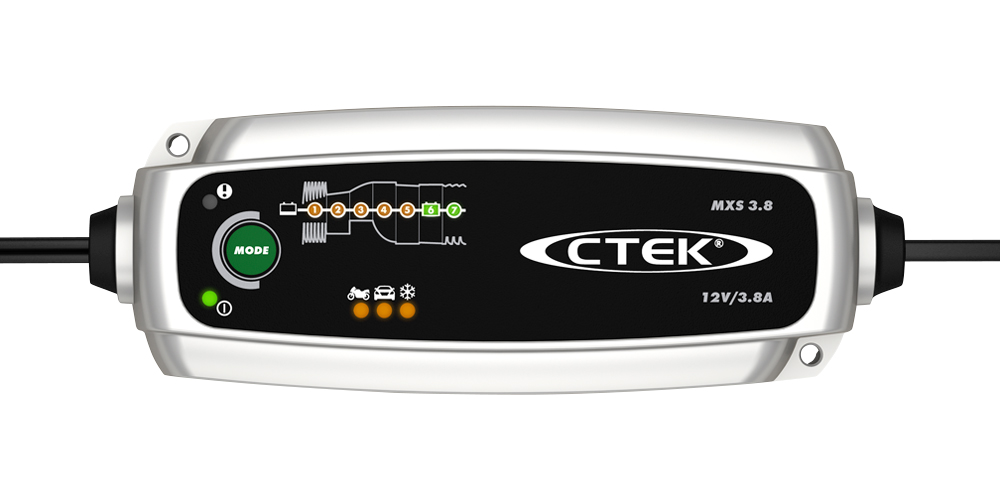 Chargeur CTEK MXS3.8 12V 0.8-3.8A AGM, Liquide, GEL Auto, Moto