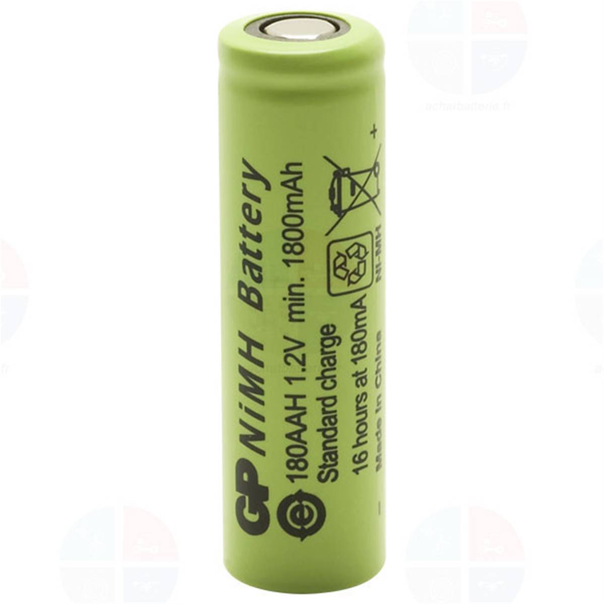 Accu nimh 1.2V 1.8ah AA 180AAH GP Battery - Achat Batterie