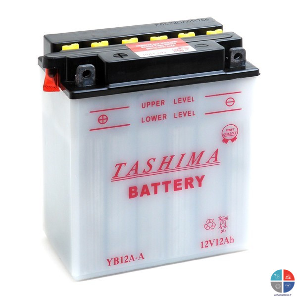 Batterie moto YB12A-A 12V 12ah - 150A TASHIMA