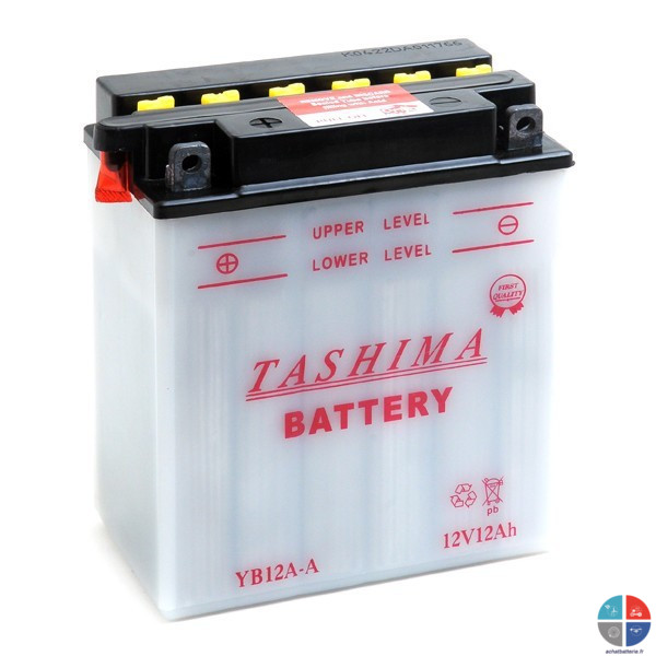 Batterie moto YB12A-A 12V 12ah - 150A TASHIMA