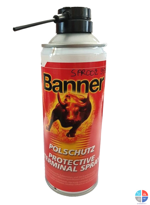 Spray protection Bornes batteries Banner