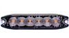 Feu de pénétration orange extra plat 6 Leds 12/24V IP67