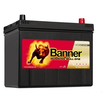 Batterie auto EFB 12v 70ah/680A Banner 57015 + Droite Running Bull E23