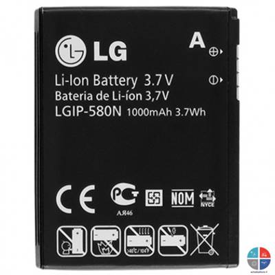 Batterie LG Origine LGIP580N GT400 1000mah