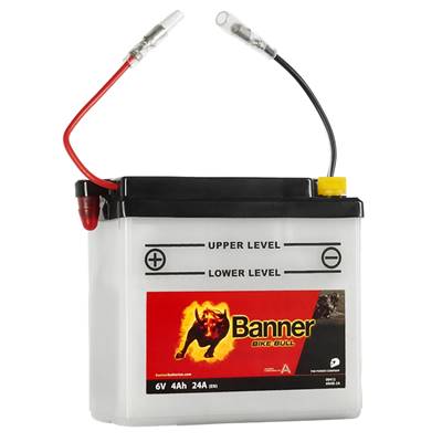 Batterie moto BANNER 6N4B-2A 6v 4ah 24A 00412