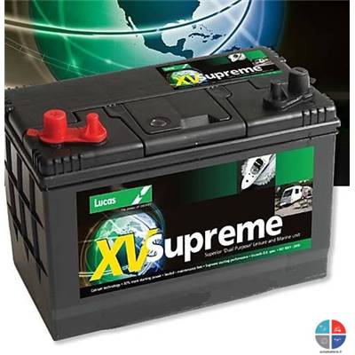 Batterie LUCAS DUAL LX24 12v 80ah 600A Marine-Loisir Supreme +G