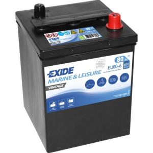 Batterie EXIDE EU80-6 M2 6V 80Ah 600A E29