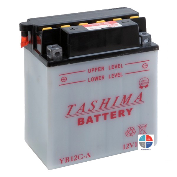 Batterie moto YB12C-A 12v 12ah 150A TASHIMA
