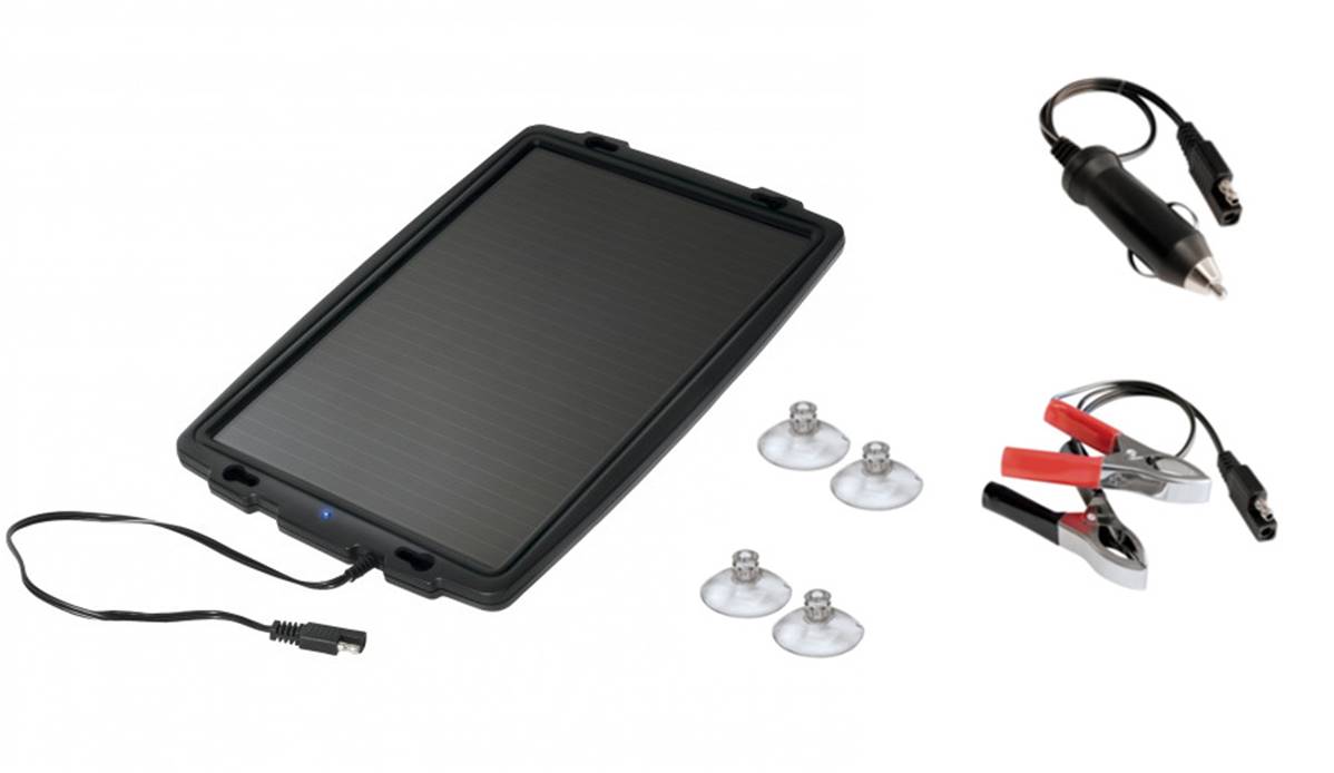 Kit solaire photovoltaique 12v 5 Wc + batterie 2,4Ah - chargeur USB