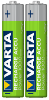 Piles Rechargeables / Accus - HR03 / AAA VARTA POWER 1.2V 1000mAh (x2) Nimh