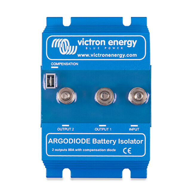 Répartiteur Victron Battery Isolator 2 batteries 80A 12/24V ARG080202000R