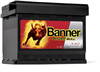 Batterie Auto 12v 62ah 540A Banner P6219DT Power Bull L2 D24