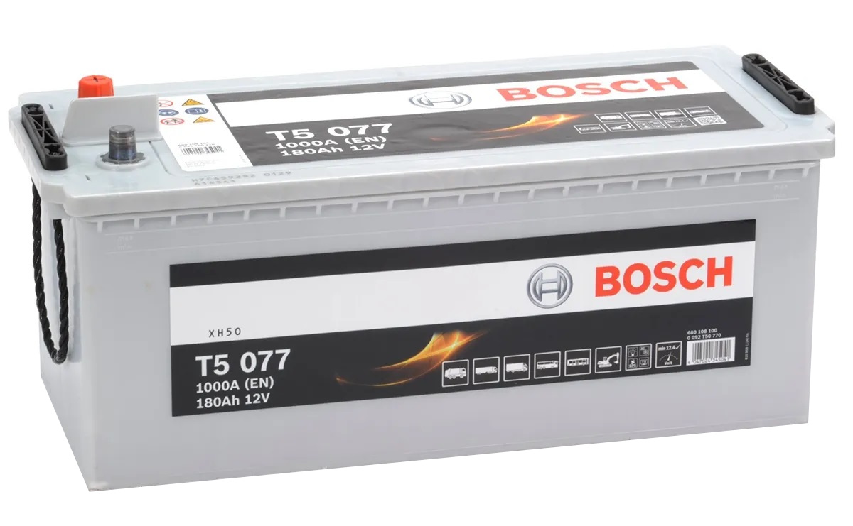 Batterie PL/Agri BOSCH T5077 12V 180ah 1000A M18