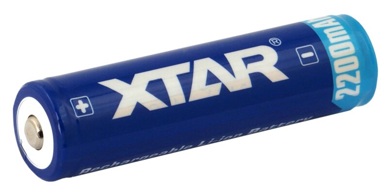 Accu 1.5v Li ion AA R6 2200mAh XTAR Protg