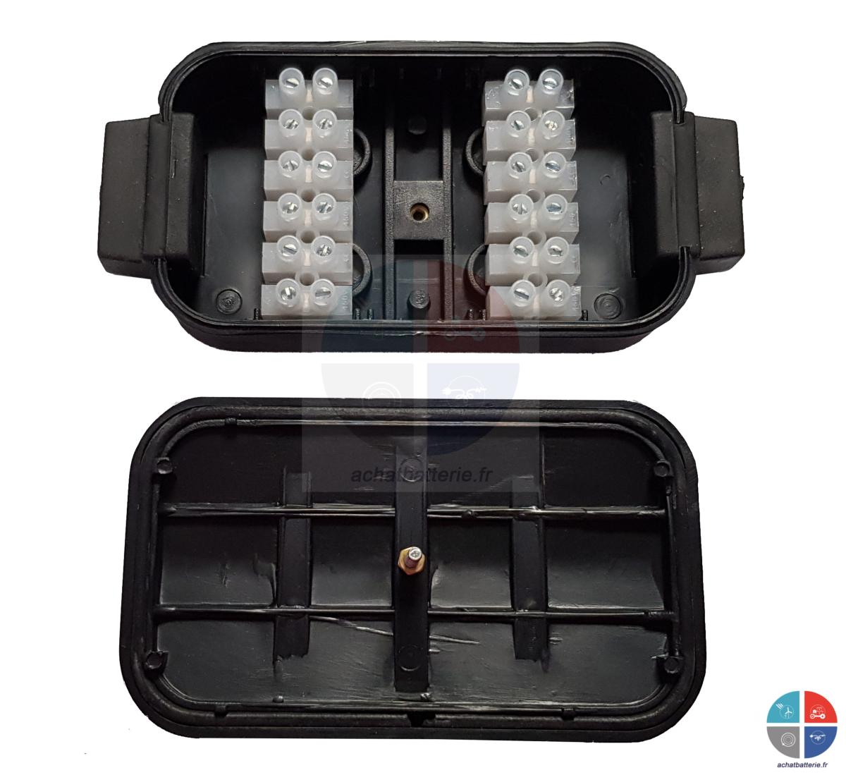 PNGKNYOCN Boîte De Jonction De Câble Horizontale 2 En 2 Sorties, 12 Core Fusion Splice Kit Fibre