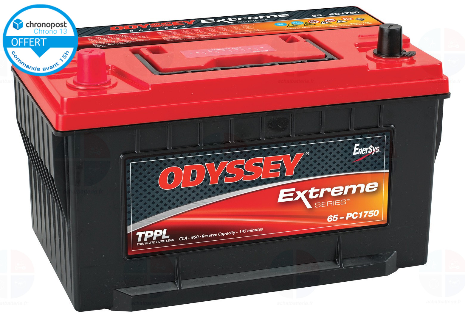 Batterie Odyssey PC1750 12v 74ah (C20) AGM Pur plomb Enersys