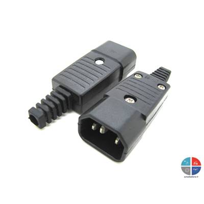 Connecteur IEC-320-C14 mâle