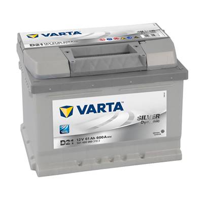 Batterie auto D21 12v 61ah 600A VARTA Silver Dynamic LB2