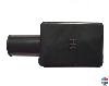 Manchon protection cosses batteries NOIR Caoutchouc souple