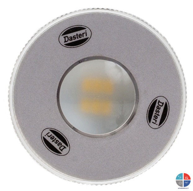 Spot 1000 lumens rond 1 LED 10/30V à encastrer