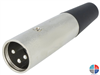 Connecteur XLR MÂLE 3-Pôles