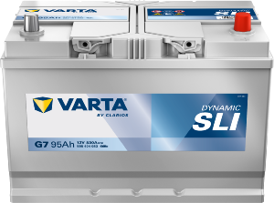 Batterie auto G7 12V 95ah / 830A VARTA Blue dynamic