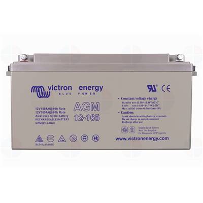 Batterie 12v 165ah C20 Victron AGM Décharge lente BAT412151084