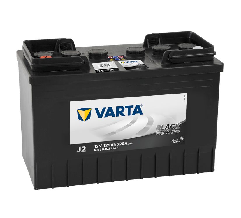 Batterie PL/Agri VARTA J2 12v 125ah/720A Black