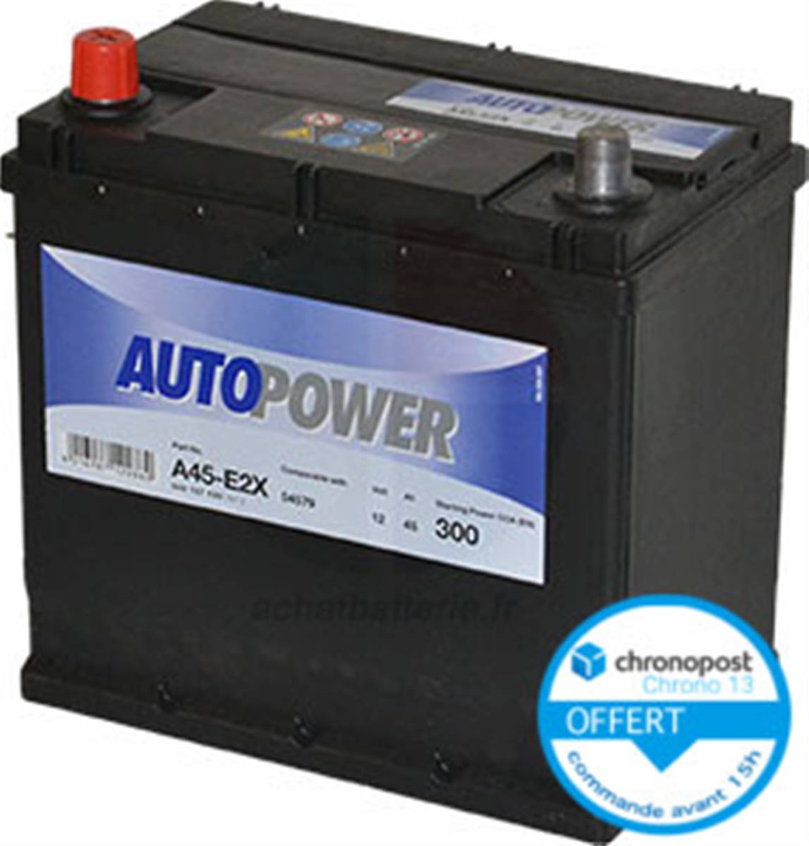 Batterie auto E2X 12v 45ah/300A Varta B24, batterie de démarrage auto,  voiture, VL