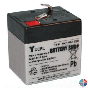 Batterie Y1-6 YUCEL 6V 1Ah AGM VRLA