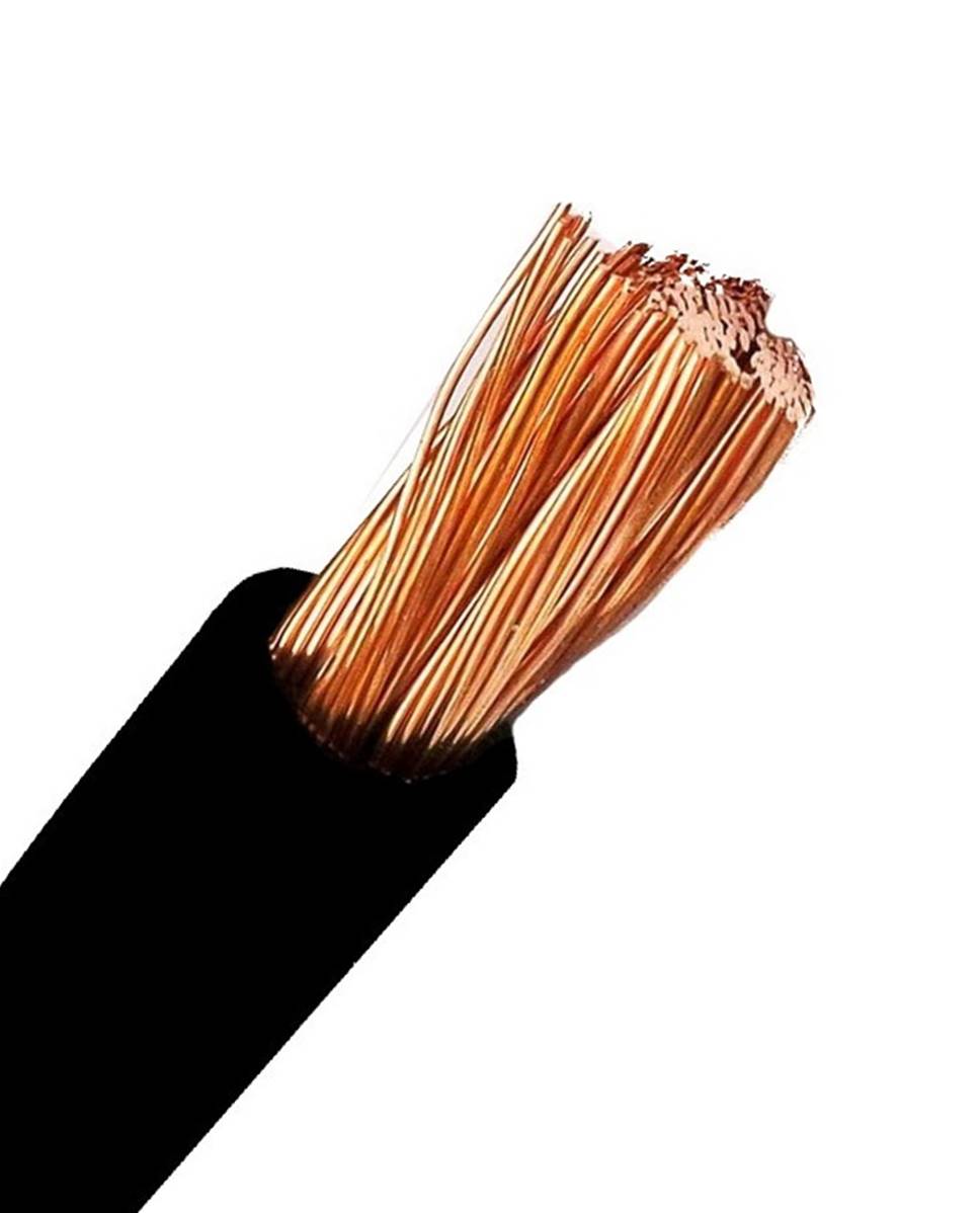 Câble extra-souple batterie et soudeuse (PVC) - le mètre (prix unitaire au  mètre) 100 mm² noir