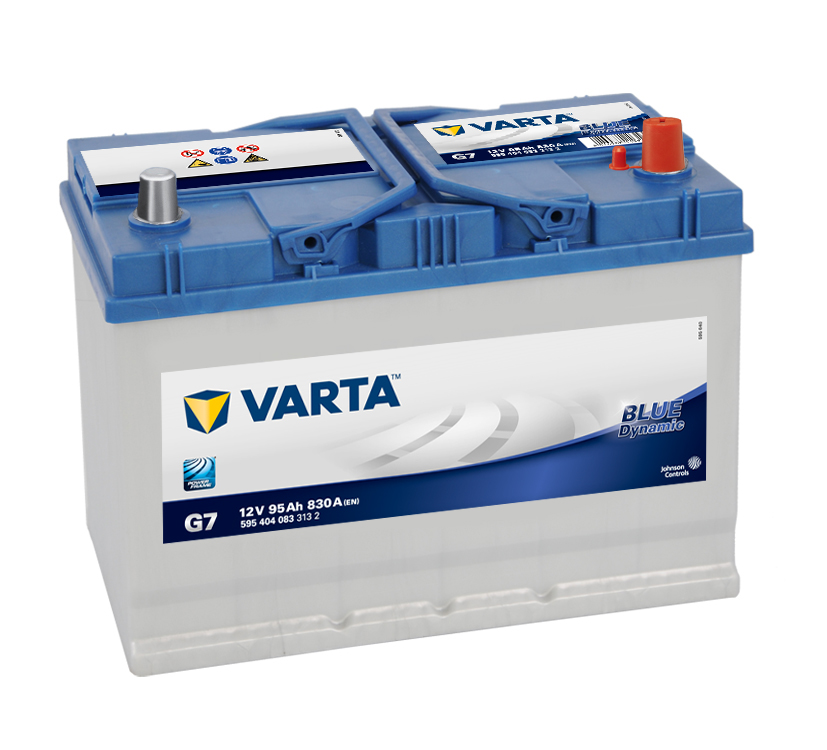 Batterie auto G7 12V 95ah / 830A VARTA Blue dynamic