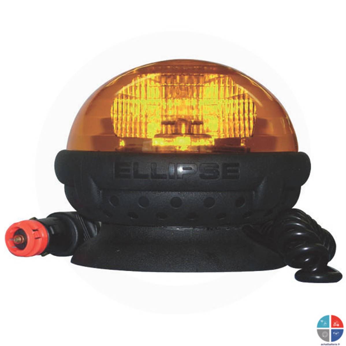 Gyrophare Elllipse 12v Magnetique Orange