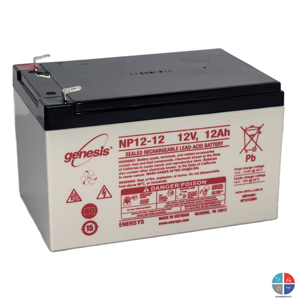 Batterie AGM 12V 12Ah GreenCell - Sans Entretien, étanche - Pour Jouets, Scooter, Fauteuil Roulant, Onduleur