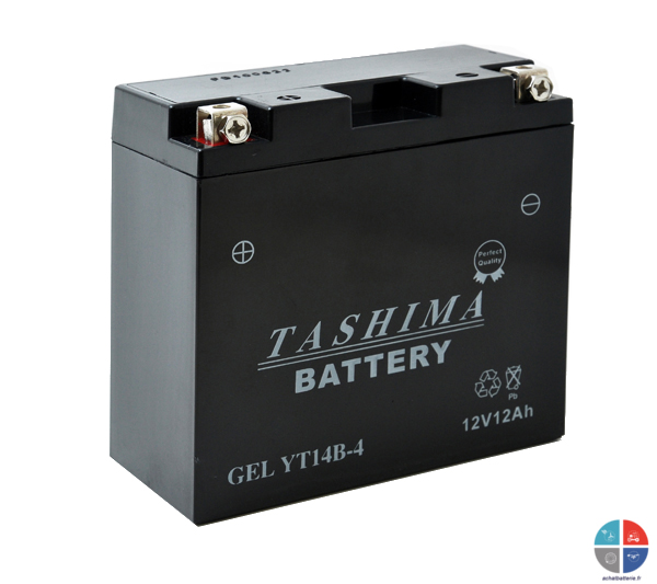 Batterie moto YT14B-BS  12V 12Ah 170A TASHIMA