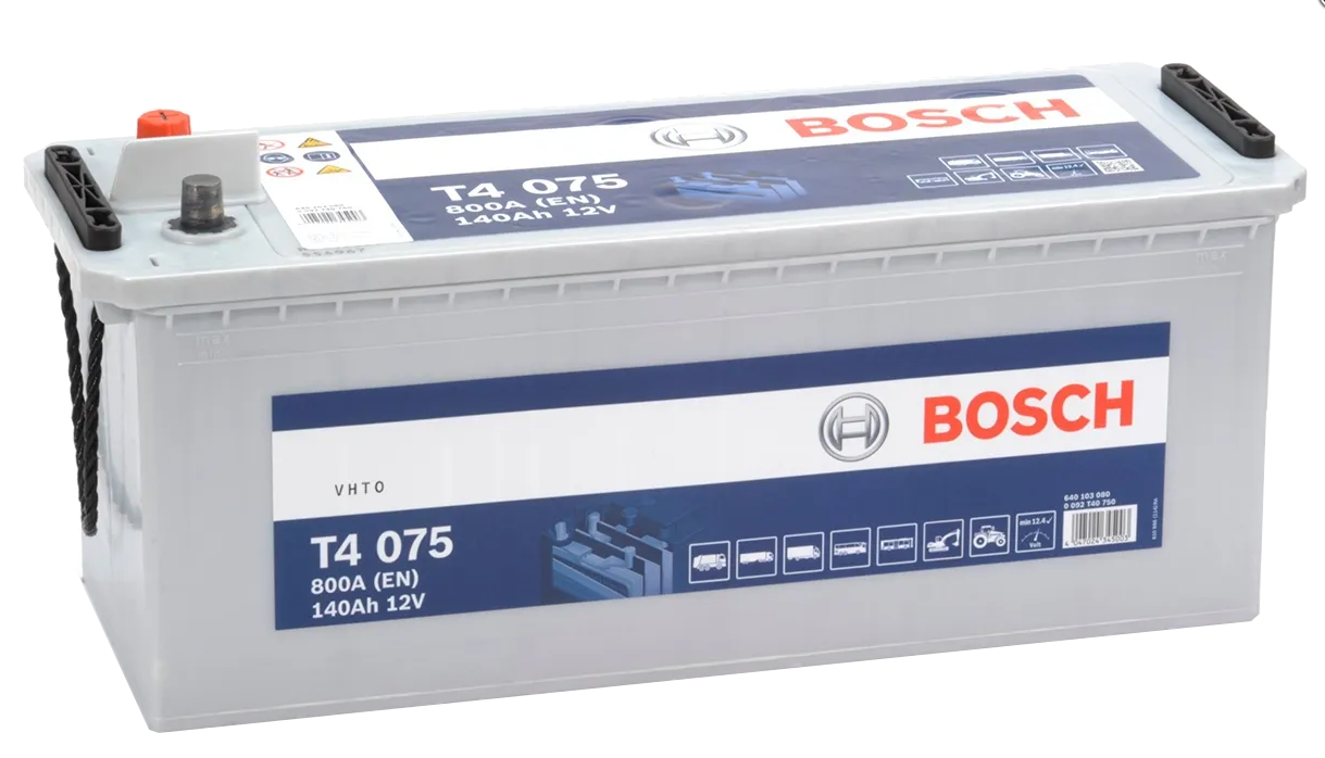 Batterie PL/Agri BOSCH T4075 12v 140ah 800A K10