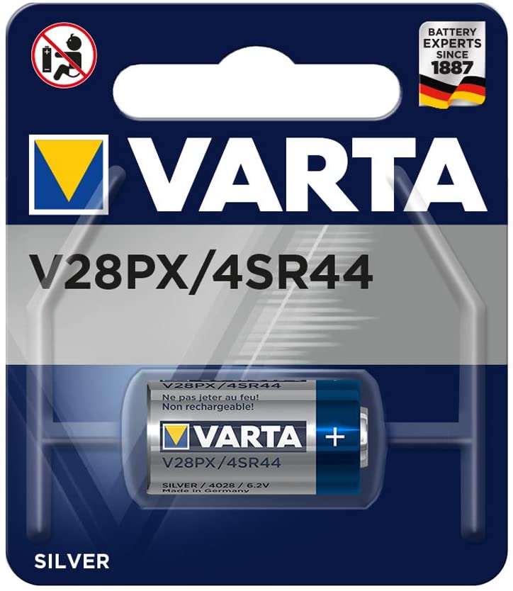 Pile V28PX VARTA 6.2V Argent