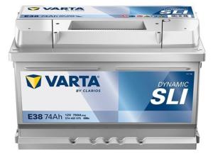 Batterie auto E38 12v 74ah 750A VARTA Silver dynamic LB3