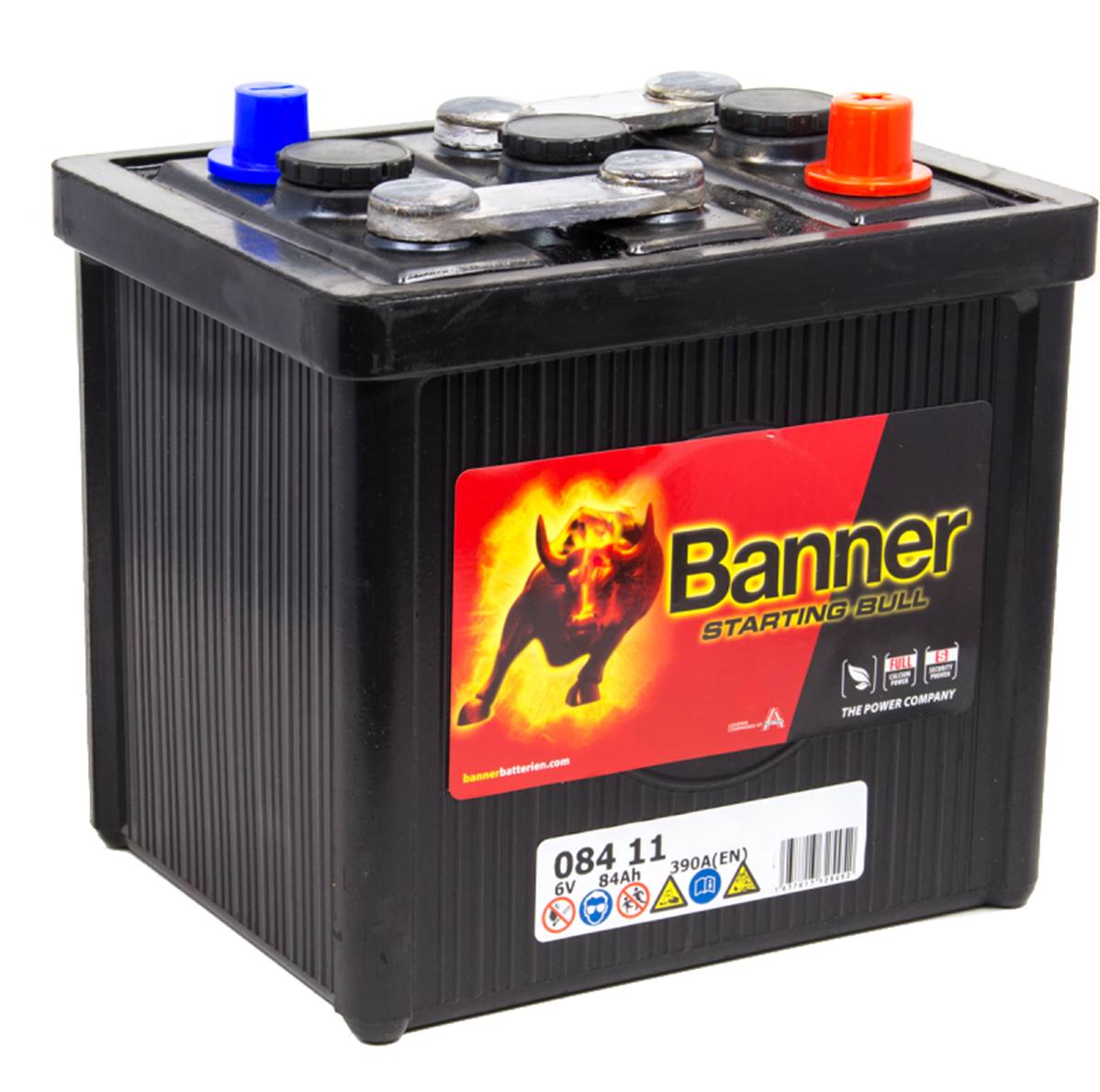 Batterie auto 08411 6V 84Ah/390A BANNER batterie de voiture de