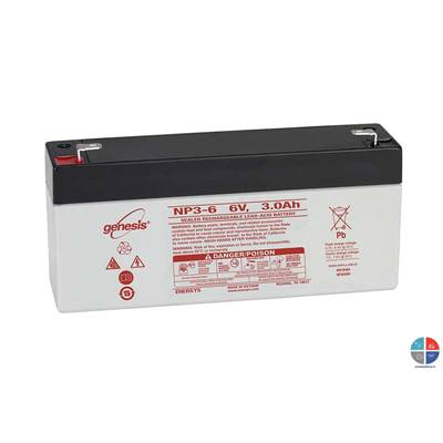 Batterie NP3-6 GENESIS 6V 3Ah AGM VRLA