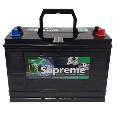 Batterie LUCAS DUAL LX31 12v 105ah 800A Marine-Loisir Supreme +G