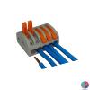 Borne de connexion Wago 5 Connexions de 0.8 à 4mm²