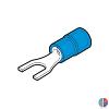Cosse à fourche bleue 4mm pour 2.5mm²
