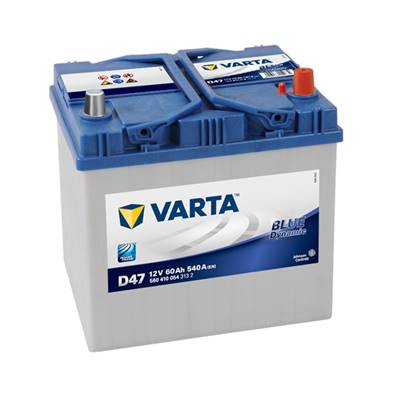 Batterie auto D47 12v 60ah/540A VARTA blue dynamic