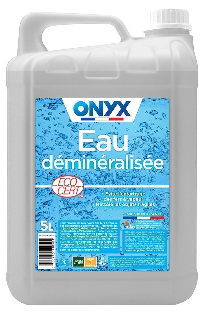 BIDON EAU DEMINERALISEE 5L