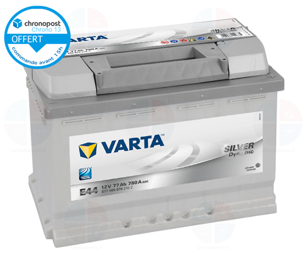 Batterie auto E44 Varta Silver dynamic 12v 77ah 780A L3