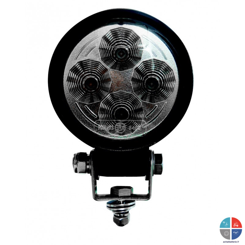 Phare de travail 12v/24v 4 led faisceau long IP67